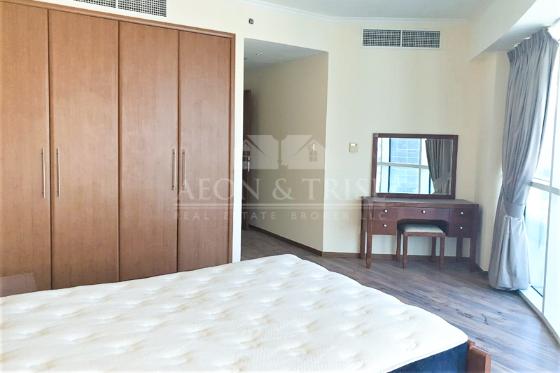 Vacant 1 Bed | Marina and SZR View | Furnished-pic_5
